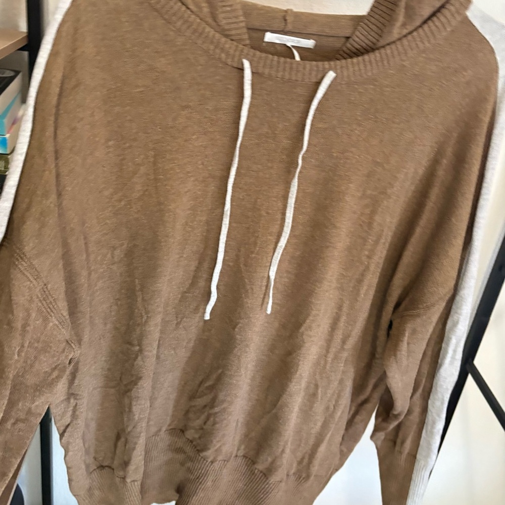 Brown Hooded Women's Sweater